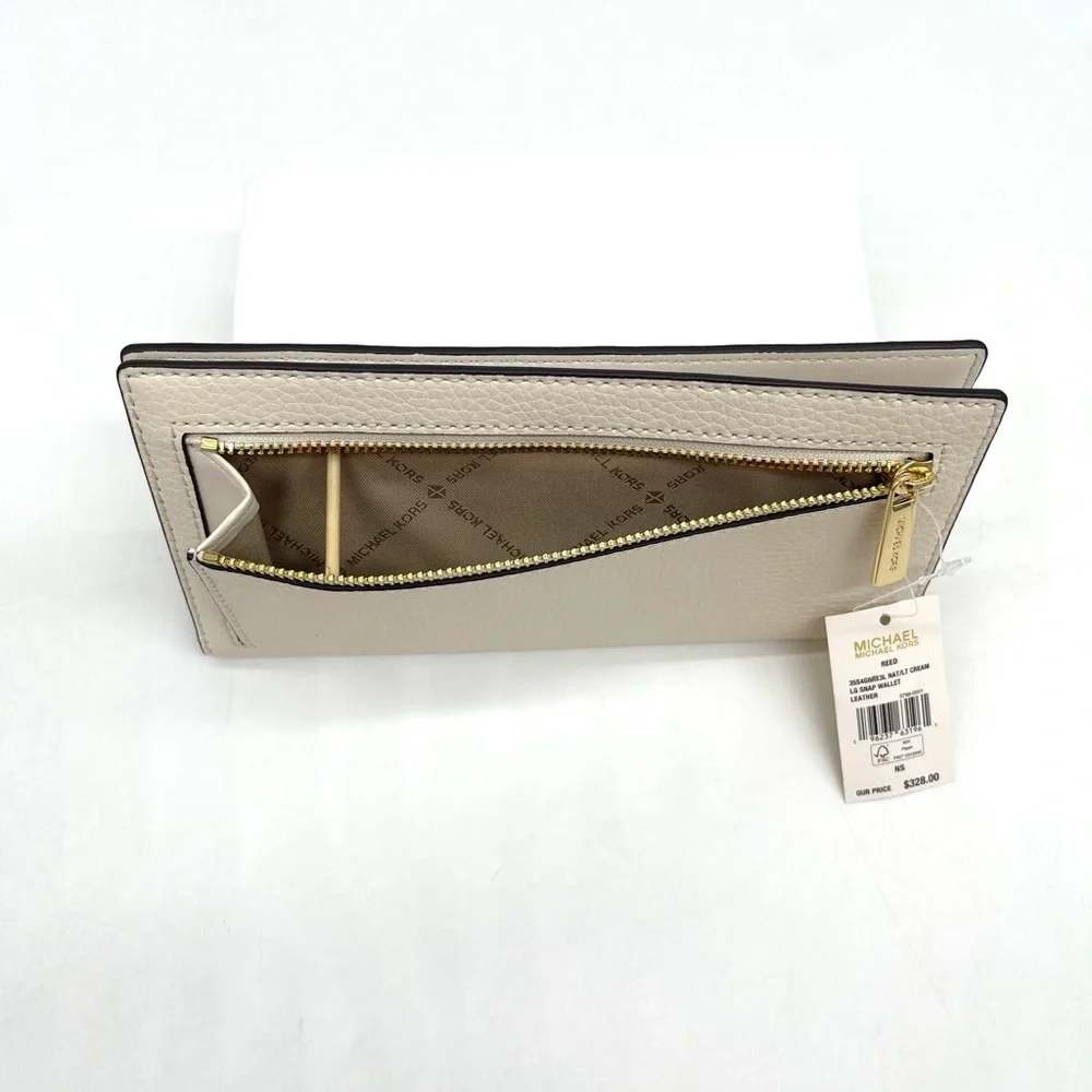 Michael Kors Reed Large Snap Bifold Wallet